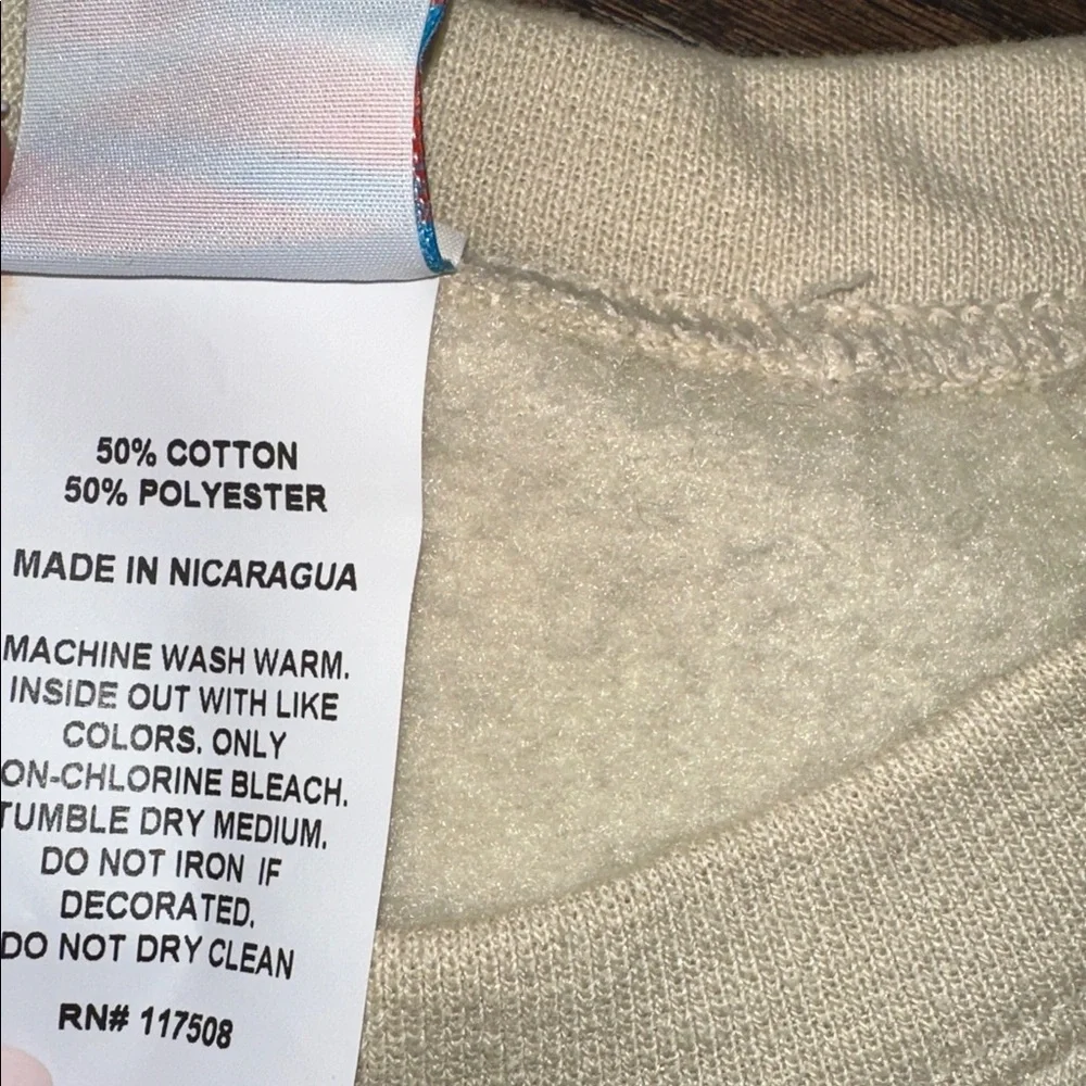 Junk food unisex 1966 Bronco flea market fleece crew sweatshirt size large - Picture 5 of 7